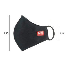 100 Ct 2-PLY Reusable Cloth Face Mask (BLACK)